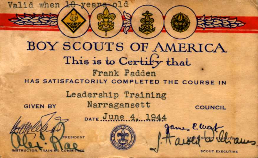 Scout-Leadership Training