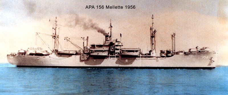 USS Mellette APA 156